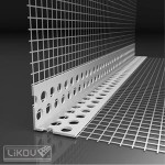 Vertex Profil rohový LK 100 2,5m PVC s tkaninou