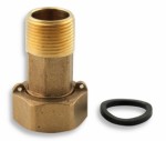 Sada plombovacího šroubení k vodoměru 2ks 3/4"