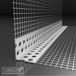 Vertex Profil rohový LK 100 2,5m PVC s tkaninou