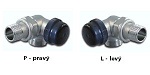 Ventil termostatický úhlový 1/2" levý